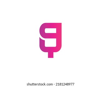 QY YQ logo design vector template