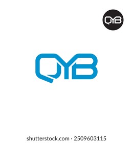QYB Logo Letter Monogram Design