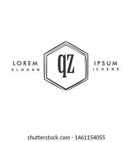 QZ Initial beauty monogram logo vector