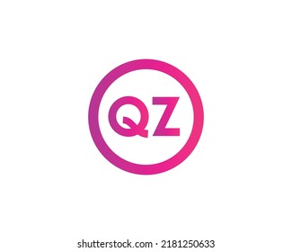 QZ logo design vector template