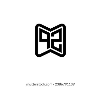 QZ logo design vector template