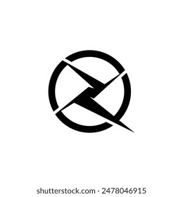 QZ, ZQ, diseño Abstractas del logotipo del alfabeto de la letra del monograma inicial