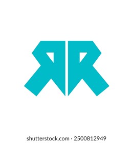 R and R or 2R logo, with diamond shape.