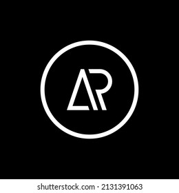 Logotipo de monograma R, A y O