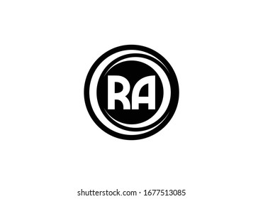 R A, RA Initial Letter Logo design vector template, Graphic Alphabet Symbol for Corporate Business Identity