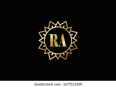 R A, RA Initial Letter Logo design vector template, Graphic Alphabet Symbol for Corporate Business Identity