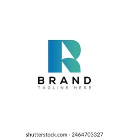 R Abstract Letters Logo and icon Monogram. creative logo design RA AR