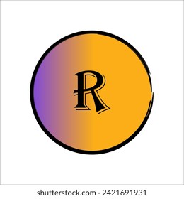 R alphabet design with gradient