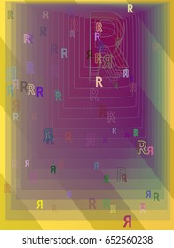 R Alphabet elements icon