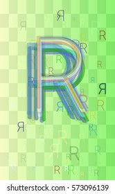 R Alphabet elements template