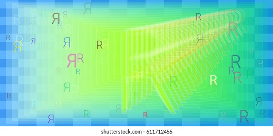 R Alphabet idea template