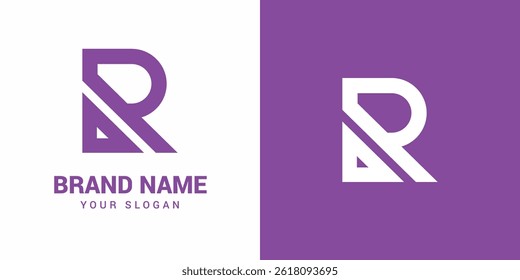 R alphabet logo Template design element with modern concept.
