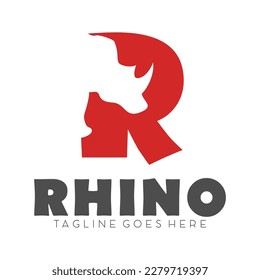 R-Alphabet für Rhino-Vektorlogo