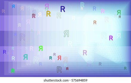 R Alphabet Template Icon Stock Vector (Royalty Free) 575694859