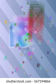 R Alphabet template idea