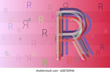 R Alphabet template idea
