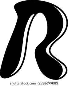 R Alphabet Vector Icon Design