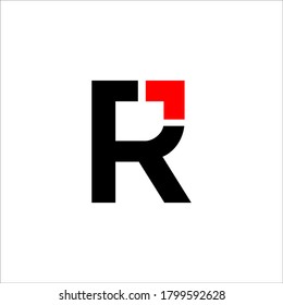 R Arrow Logo Design Vector