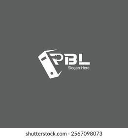 R B L letter logo .computer company logo