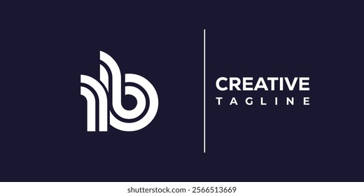 R and B logo design. RB abstract Letters Logo Monogram. This logo design is the process of creating a visual symbol that represents a brand, company, or individual.