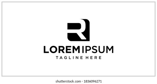 Inspiración en el diseño del logotipo del centro bancario R