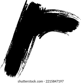 r - Black handwritten letters on white background. vector Acrylic black colors. Acrylic colors. black letters paint brushes, r- Ink letters isolated over the white background