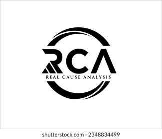 r c a analysis business logo designs simple modern for business logo