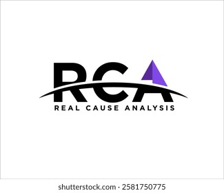 r c a business solution logo designs simple modern for analysis