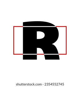 R company name initial letters icon.
