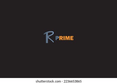 r company simple logo design