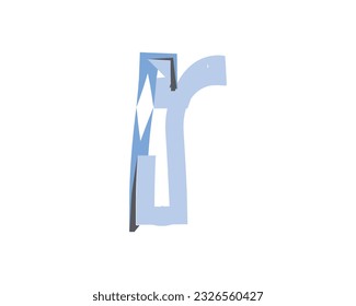 r creative logo design element