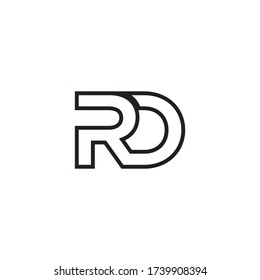 Diseño de líneas de letra D