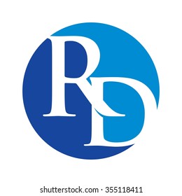 r and d logo vector.
