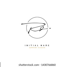 R D RD Beauty vector initial logo, handwriting logo of initial signature, wedding, fashion, jewerly, boutique, floral and botanical with creative template for any company or business.