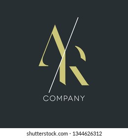 A R design  logo for companies