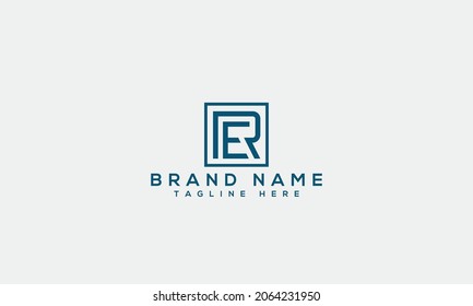 RE r e creative modern logo letter icon template