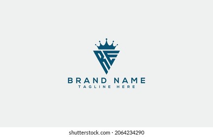 RE r e creative modern logo letter icon template