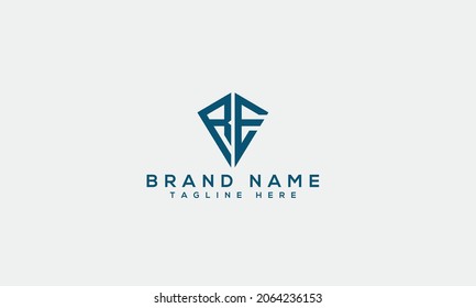 RE r e creative modern logo letter icon template