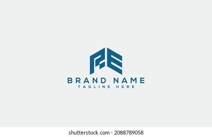 RE r e modern creative letter logo icon unique business template