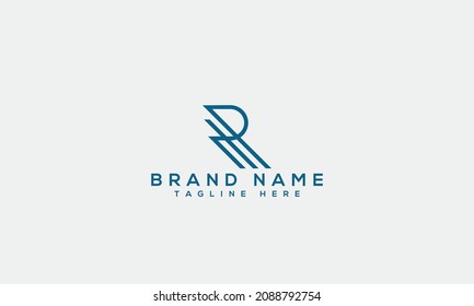 RE r e modern creative letter logo icon unique business template