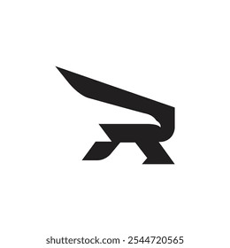 R eagle logo vector and symbol