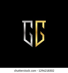 R F initial letter, modern logo design template vector 