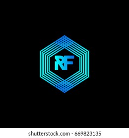 R F Logo