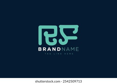 R and F logo design. RF abstract Letters Logo Monogram. This logo design is the process of creating a visual symbol that represents a brand, company, or individual.