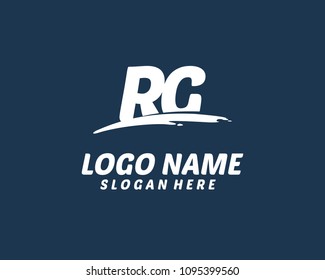 R G Initial logo