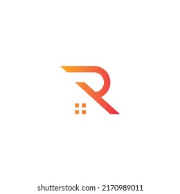R Home Logo Symbol, Home Logo Simple