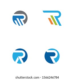 R icon Vector Illustration design Logo template