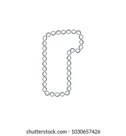 R Infinity Letter Logo Icon Design