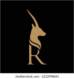 R initial and kudu illustrations