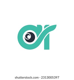 ein Logo-Design mit Anfangsbuchstaben, Vektorvorlage Logo-Eye-Center und Ophthalmologe